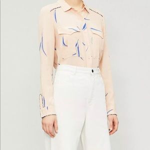 Blush Button Down Terry Shirt ba&sh.